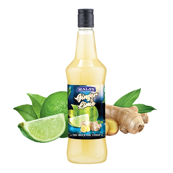 Mala's - Ginger & Lime Cordial, 750 ml