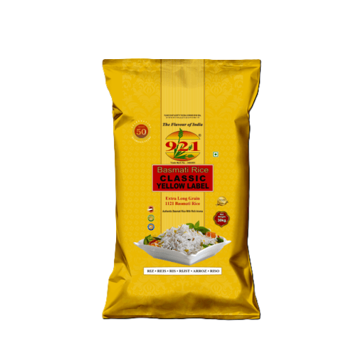 921 - Classic Yellow Label 1121 Basmati Rice, 30 Kg