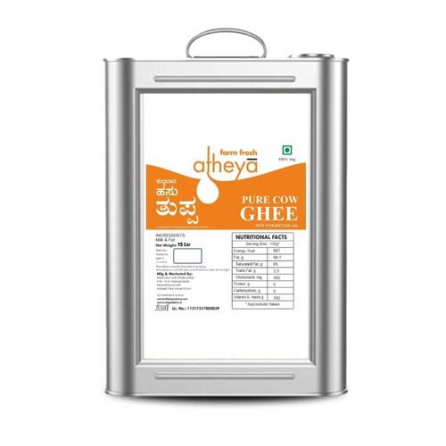 Atheya - Pure Cow Ghee, 15 Kg