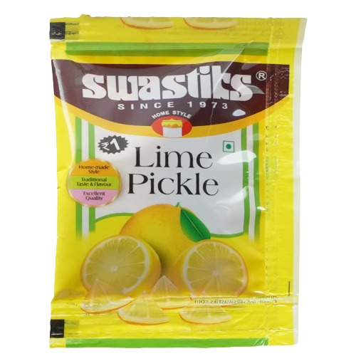 Swastiks - Lime Pickle Sachet, 7 gm (Pack of 50)