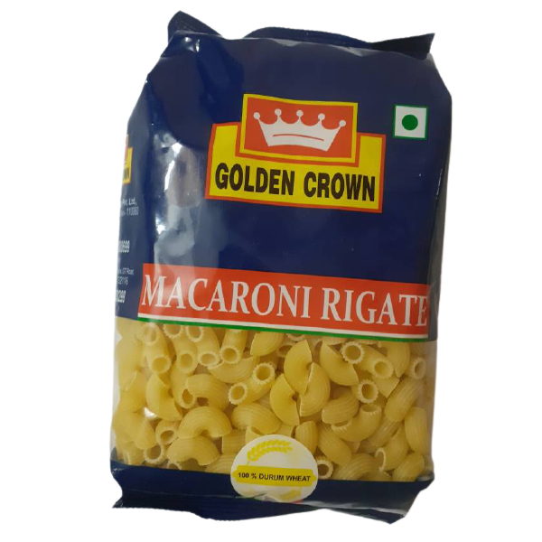 Golden Crown - Macaroni Pasta, 500 gm