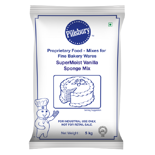 Pillsbury - Super Moist Vanilla Sponge Mix, 5 Kg