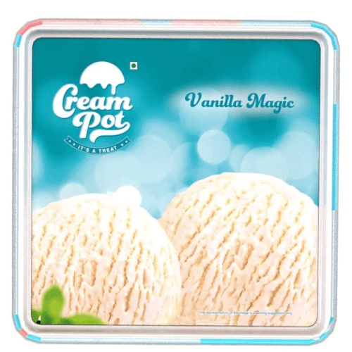 Cream Pot - Vanilla Ice Cream, 4 L