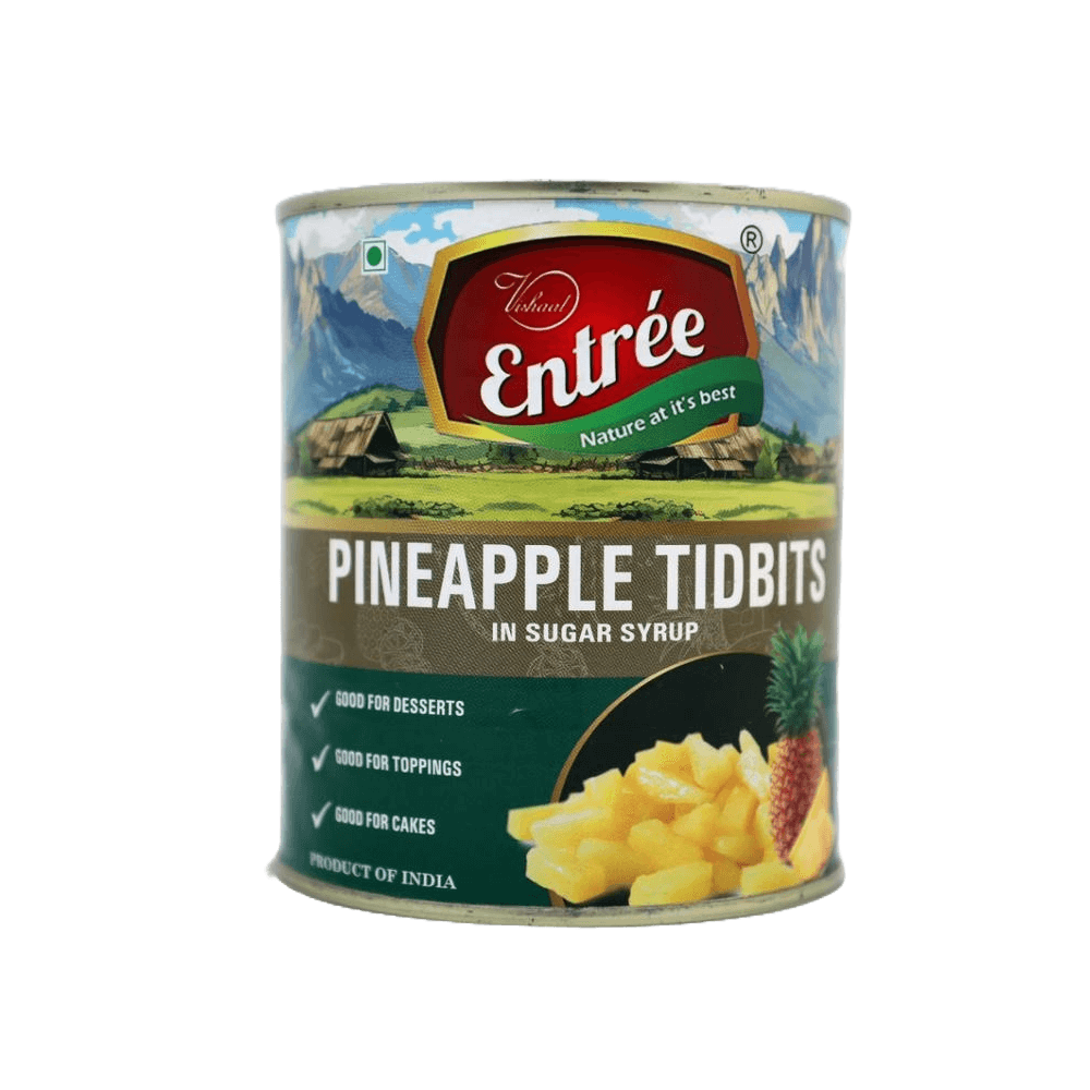 Entree - Pineapple Tidbits in Syrup, 850 gm