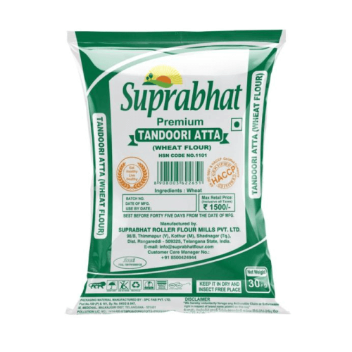 Suprabhat - Tandoori Atta, 30 Kg