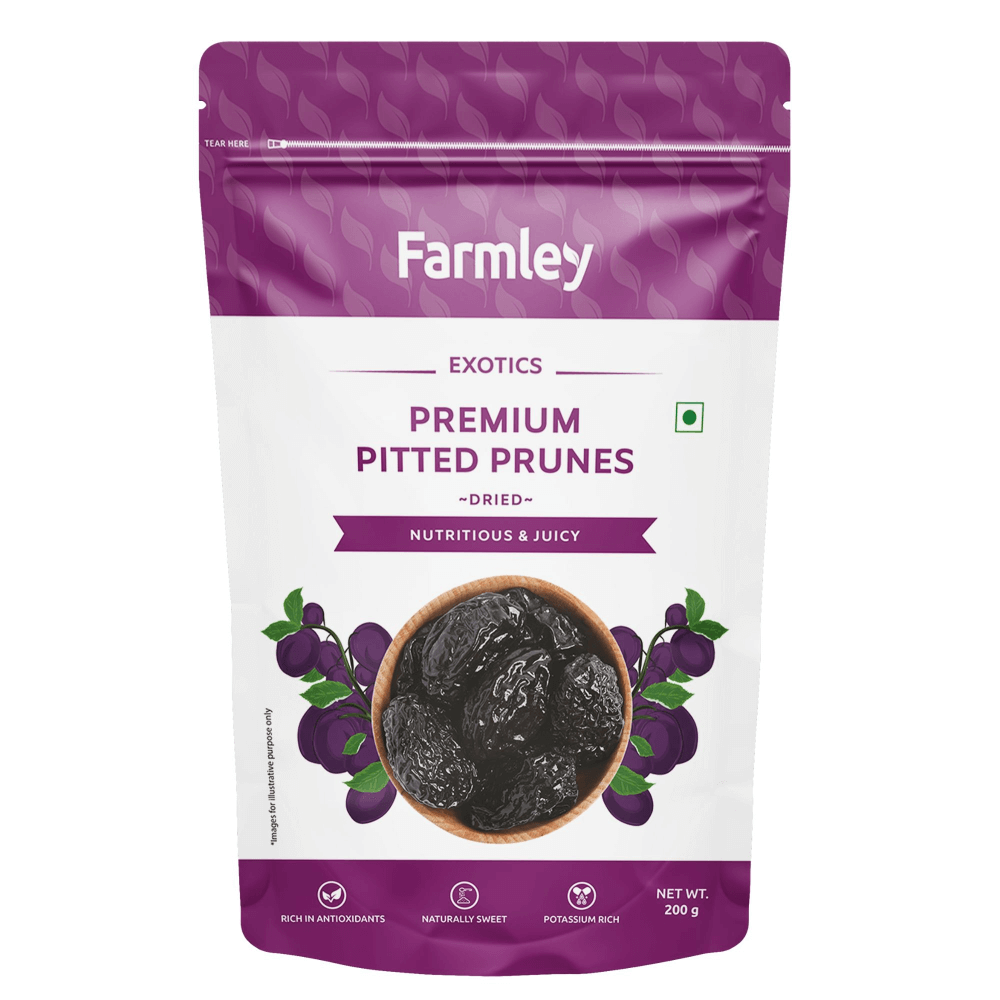 Farmley - Dried Prunes, 200 gm