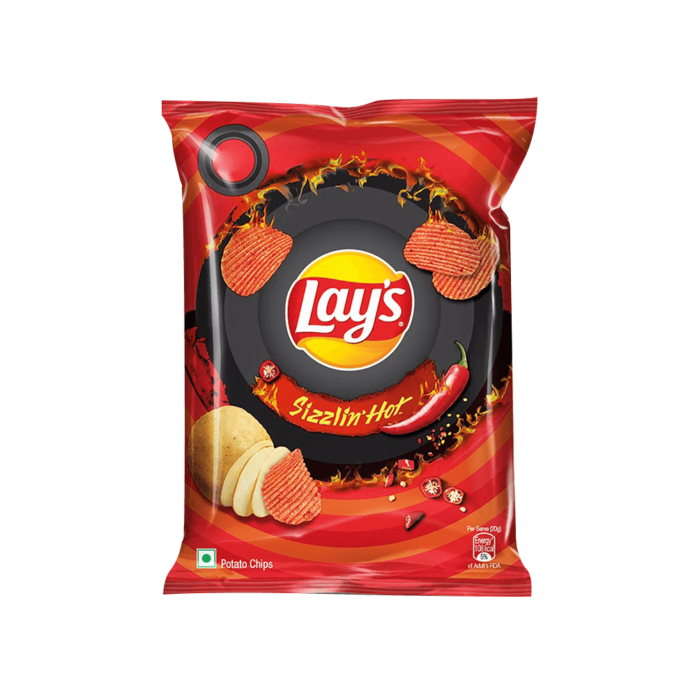 Lay's - Sizzlin Hot Chips, 50 gm