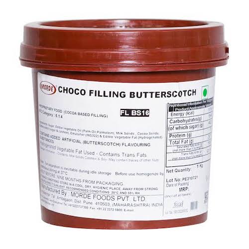 Morde - Choco Filling Butterscotch, 1 Kg