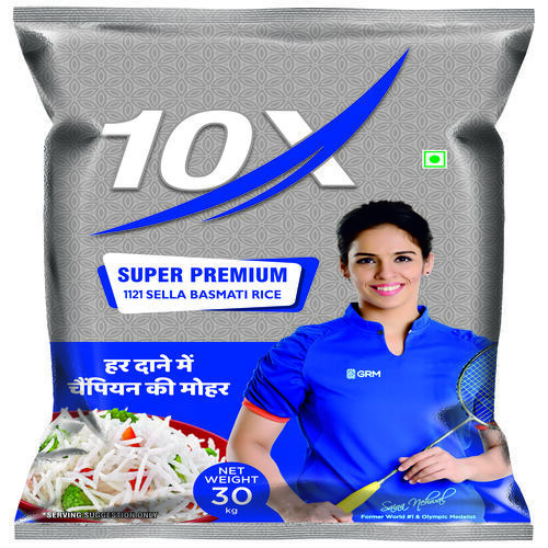 10X - Premium 1121 Cream (White) Sella Basmati Rice, 30 Kg