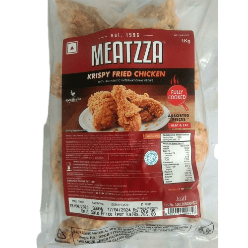 Meatzza - Krispy Fried Chicken, 1 Kg