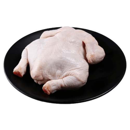 Frozen Whole Chicken with Skin (900-1100 gm/Pc), 1 Pc/Pack