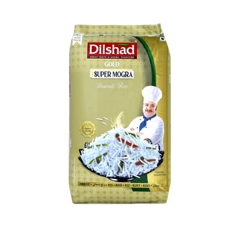 Dilshad - Gold Super Mogra (Golden Sella 1121) Basmati Rice, 30 Kg