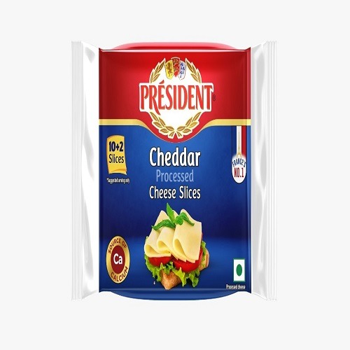 President - Processed Cheddar Cheese Slice, 765 gm