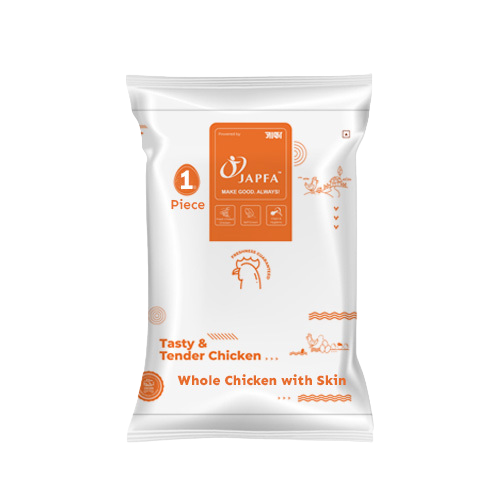 Japfa - Chicken Whole Bird with Skin (1050-1150 gm), 1 Pcs Pack