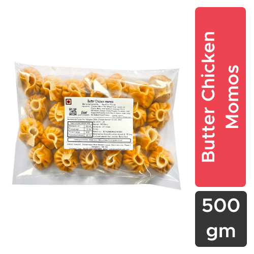 Butter Chicken Momos, 20 gm/pc (Pack of 25), Frozen