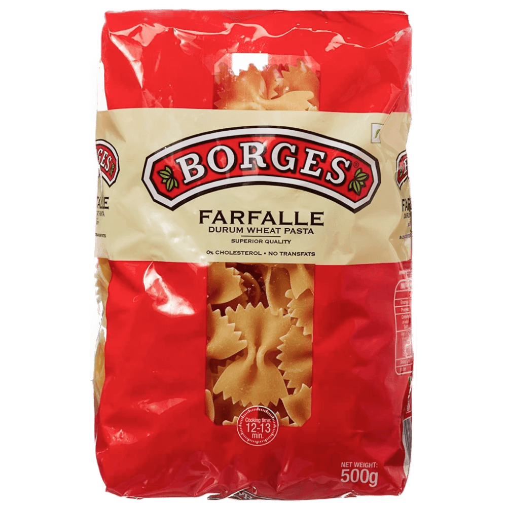 Borges - Durum Wheat Pasta Farfalle, 500 gm