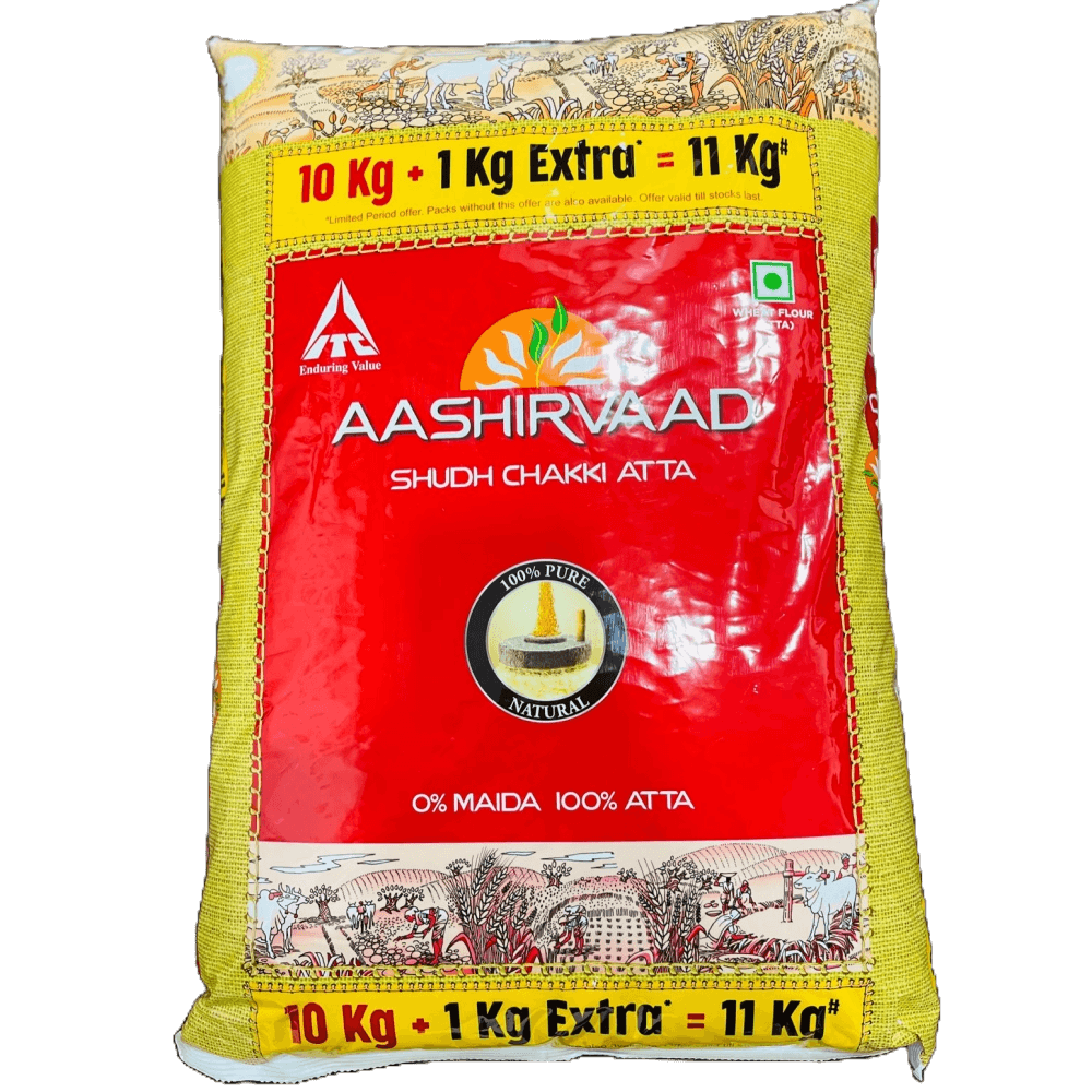 Aashirvaad - Atta, 10+1 Kg Bag
