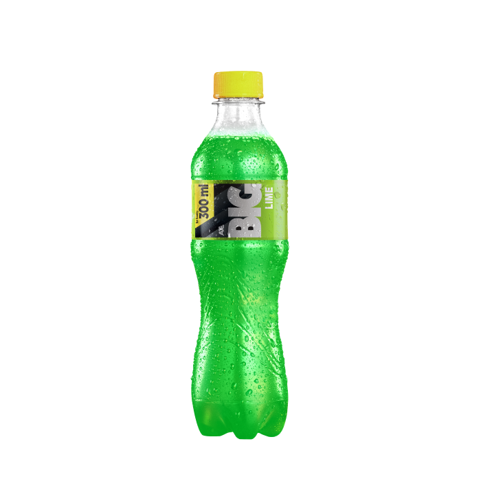 BIG - Lime Pet Bottle, 300 ml (Pack of 30) - MRP 20/pc