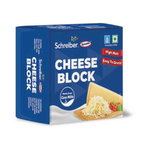 Dynamix - Processed Cheese Block (High Melt), 1 Kg