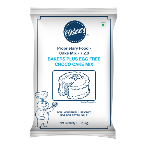 Pillsbury - Bakers Plus Eggfree Choco Cake Mix, 5 Kg