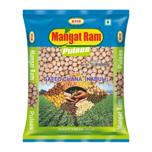 Mangatram - Safed Chana (Kabuli/Chick Peas), 1 Kg