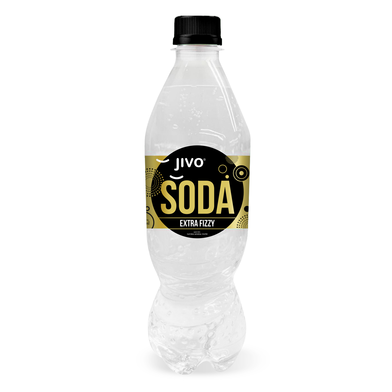 Jivo - 750 ml Soda Extra Fizzy, (Pack of 15)