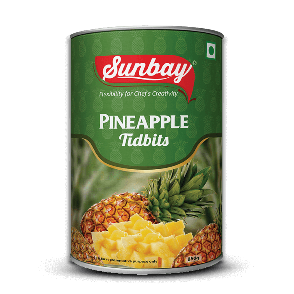 Sunbay - Pineapple Tidbits, 850 gm