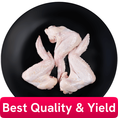 Chilled Chicken Wings With Skin, 2 Kg Pack