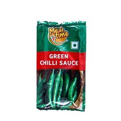 Foodrite (Meal Time) - Green Chilli Sauce, 8 gm Sachet (Pack of 100)