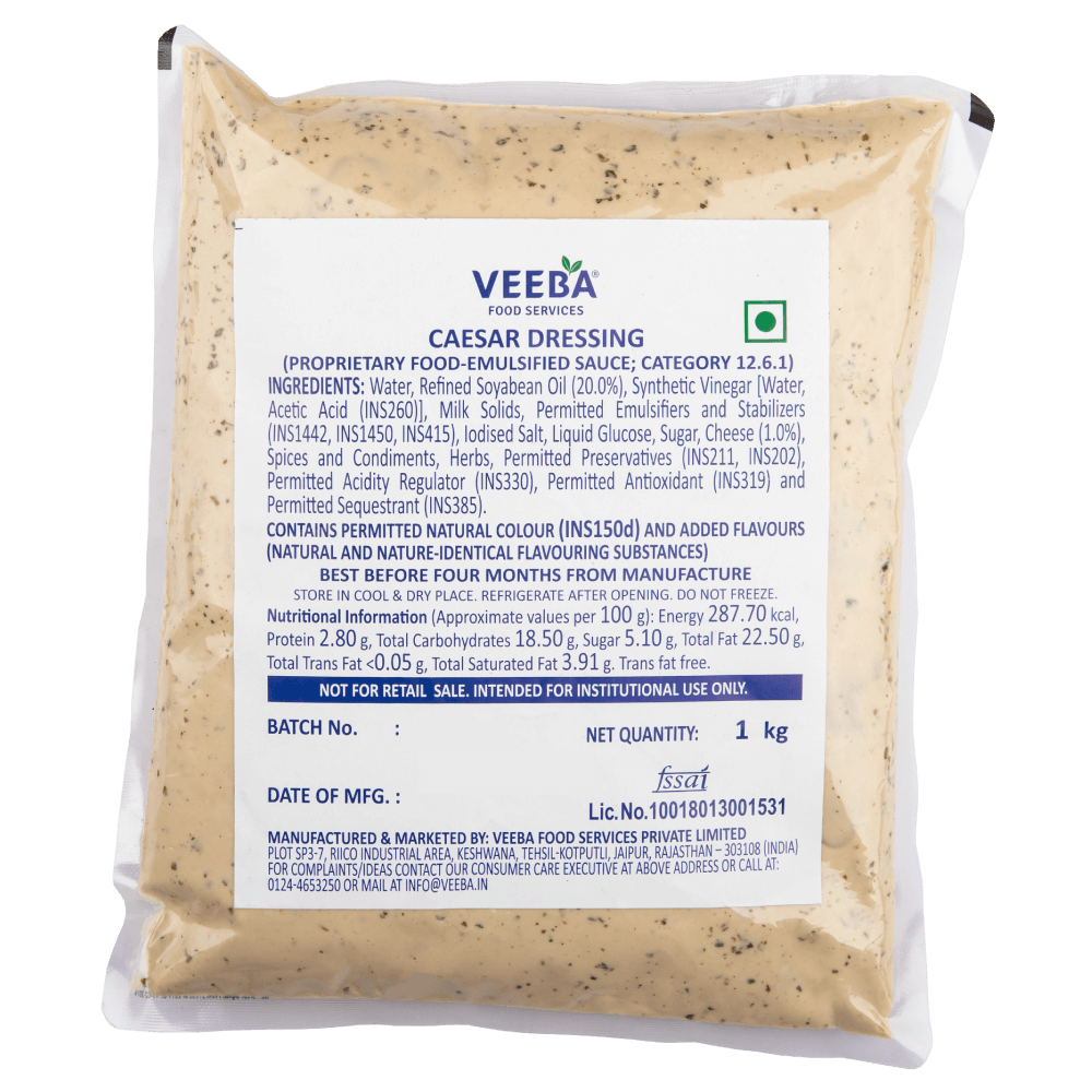 Veeba - Creamy Caesar Dressing, 1 Kg