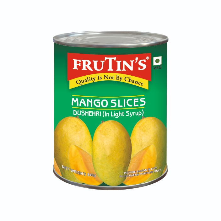 Frutin's - Mango Slices (Dushehri) In Light Syrup, 840 gm