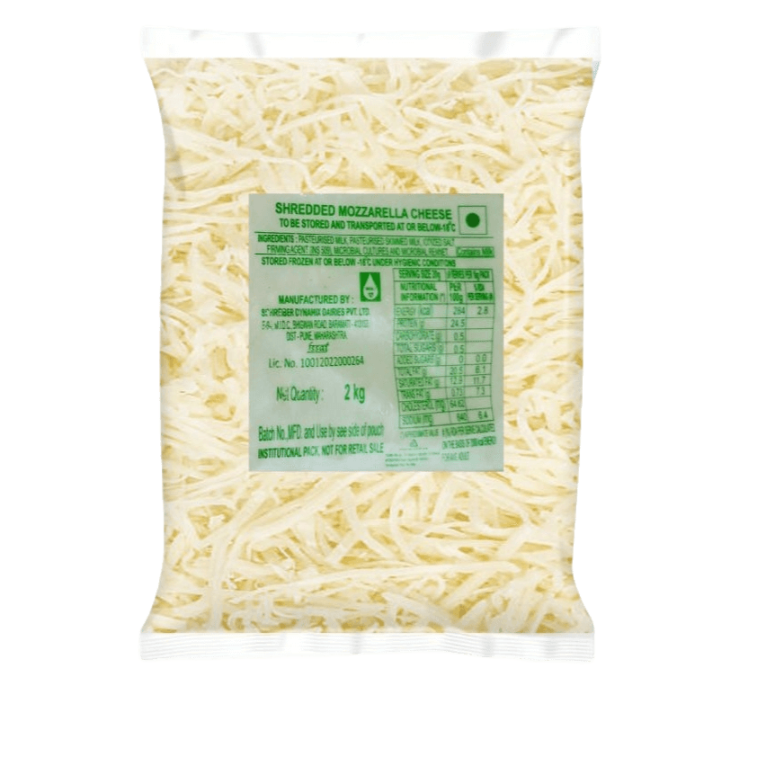 Dynamix - Mozzarella Shredded Cheese, 2 Kg