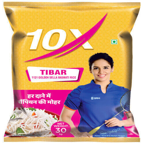 10X Tibar 1121 Golden Sella Basmati Rice, 30 Kg