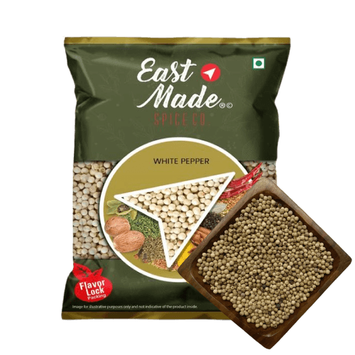 Eastmade - White Pepper Whole (Safed Mirchi), 100 gm