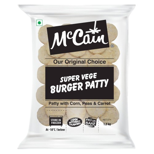 McCain - Super Vege Burger Patty, 1.2 Kg