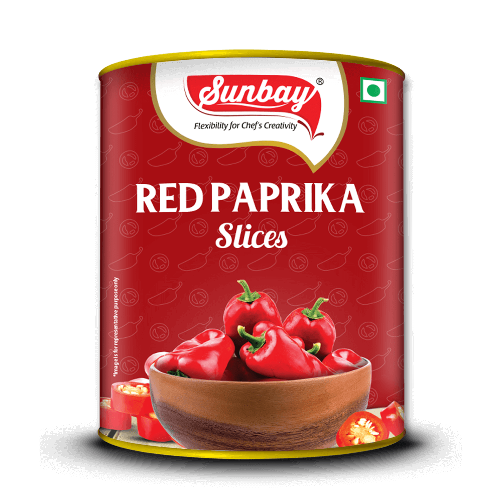 Sunbay - Red Paprika Slices, 3 Kg