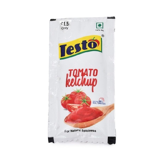 Testo - Tomato Ketchup Sachet, 8 gm (Pack of 100)