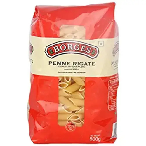 Borges - Durum Wheat Pasta Penne Rigate, 500 gm