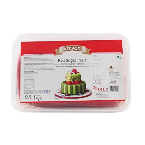 Vizyon - Sugar Paste (Red), 1 Kg