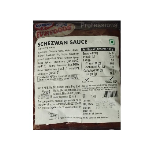 Funfoods - Schezwan Sauce (Professional), 1 Kg