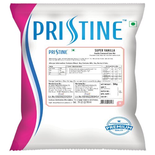 Pristine - Super Veg Cake Mix Vanilla, 5 Kg