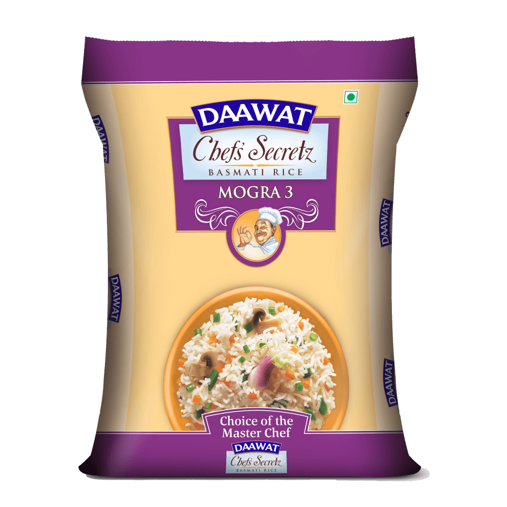 Daawat - Chef's Secretz, Basmati Rice Mogra-3, 30 Kg