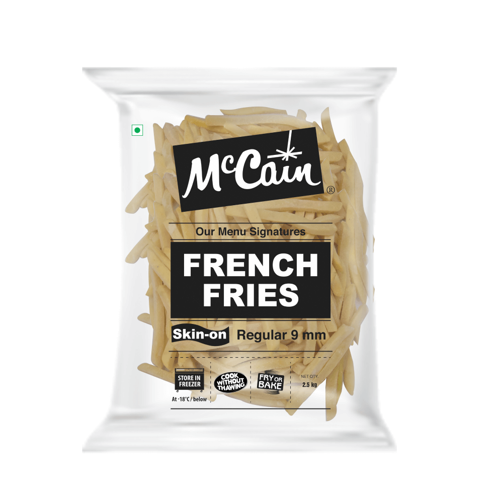 McCain - French Fries, 9 mm (Skin On), 2.5 Kg