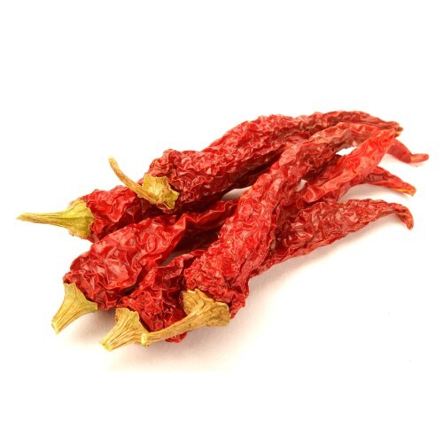 ADH - Kashmiri Chilli Whole (With Stem), 1 Kg