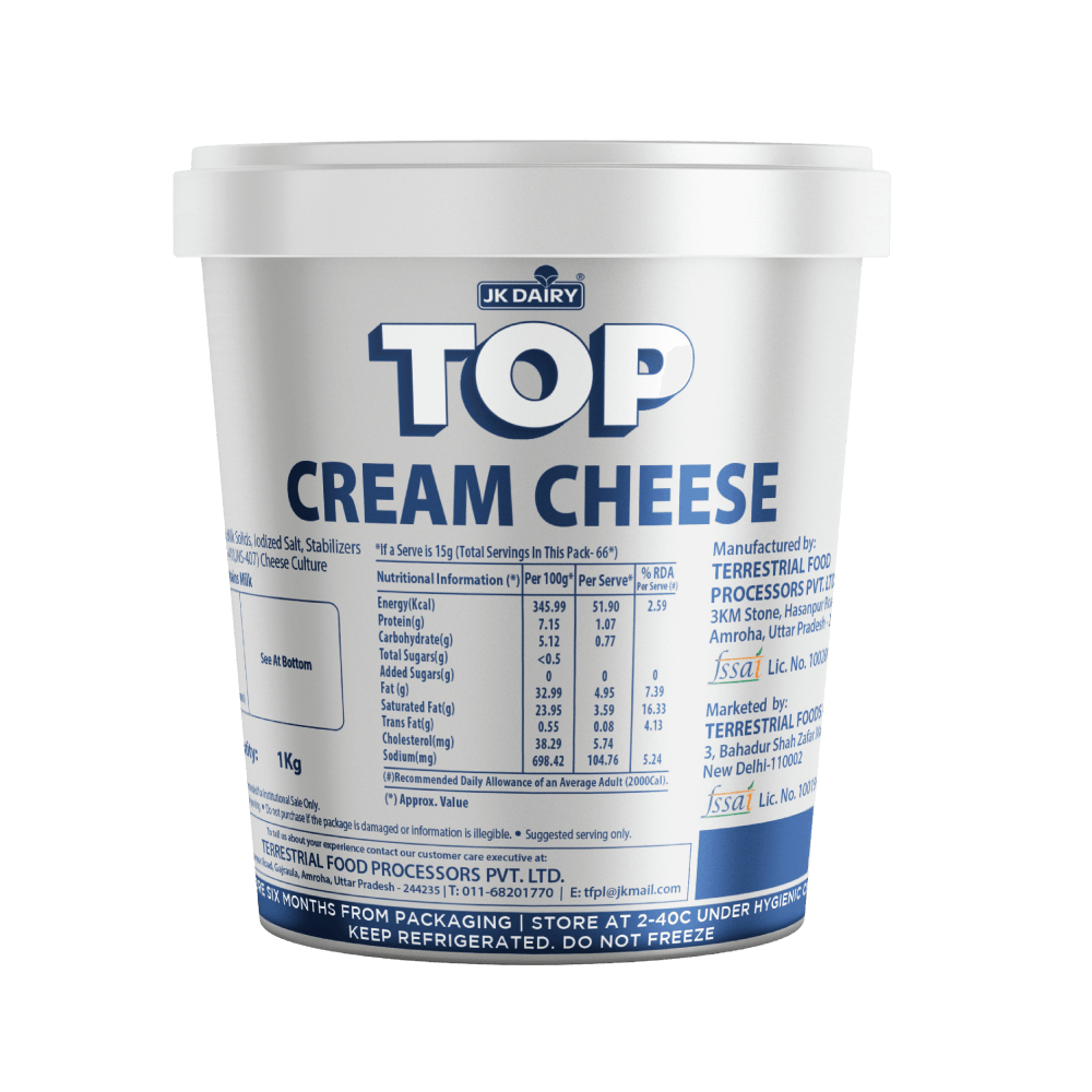 JK Dairy - TOP Cream Cheese, 1 Kg