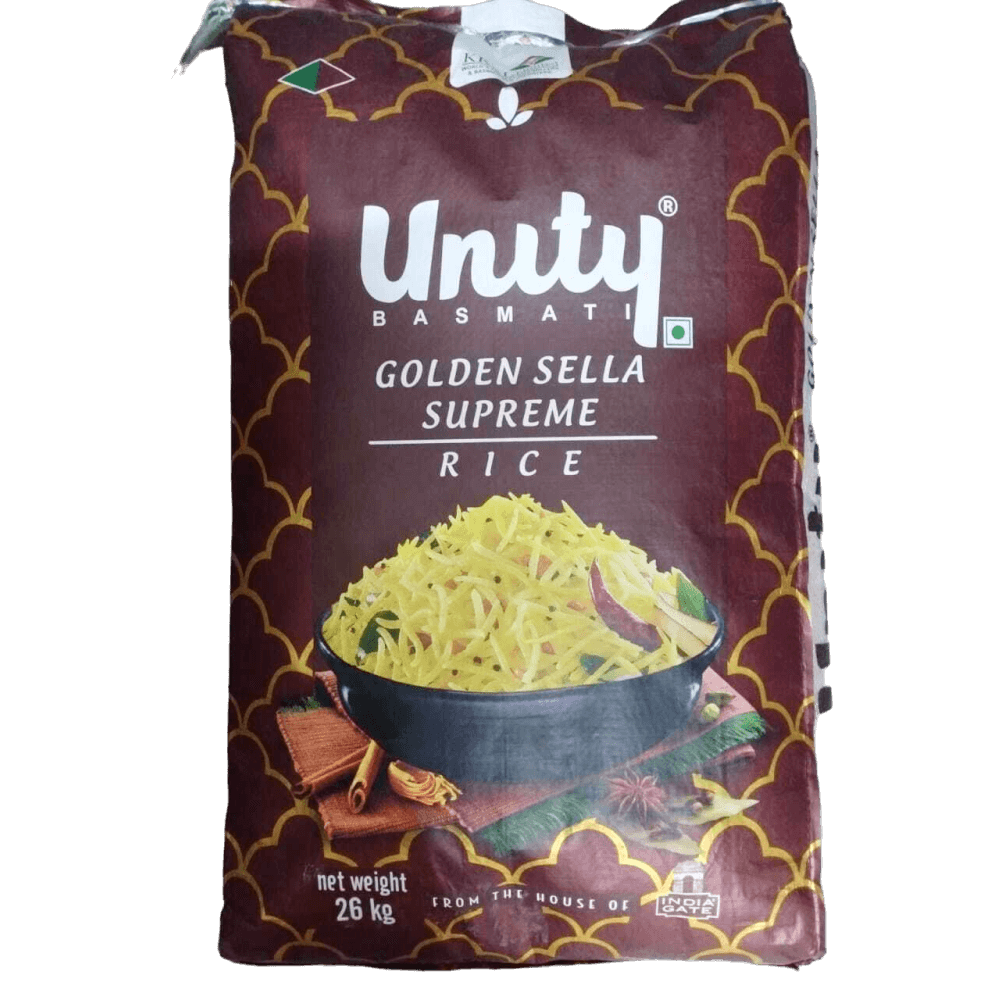 Unity - Supreme Golden Sella Basmati (Biryani) Rice, 30 Kg