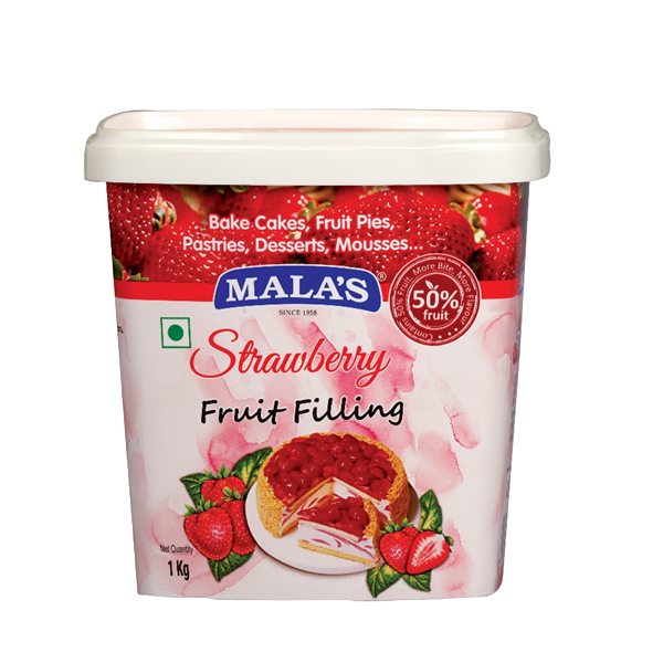Mala's - Strawberry Fruit Filling, 1 Kg
