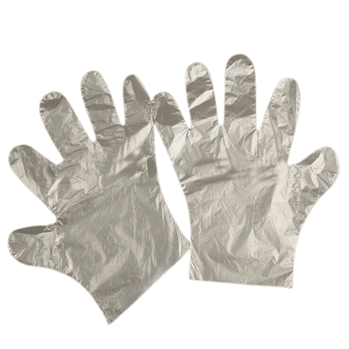 Disposable Plastic Gloves, (Pack of 100)