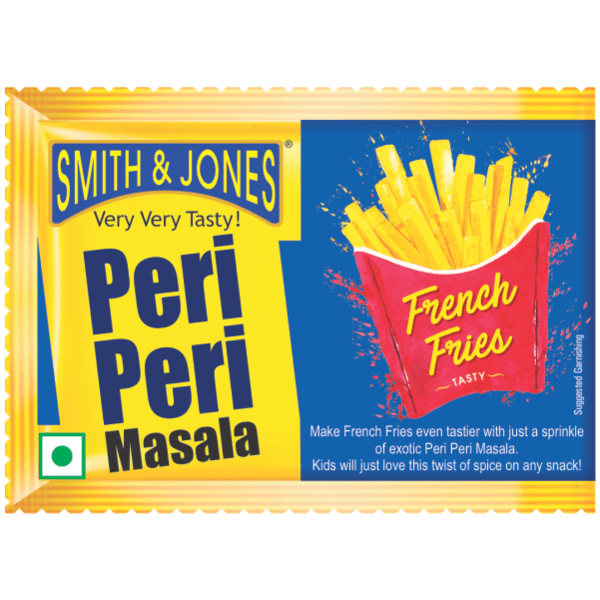 Smith & Jones - Peri Peri Masala Sachet, 6.5 gm (Pack of 48)