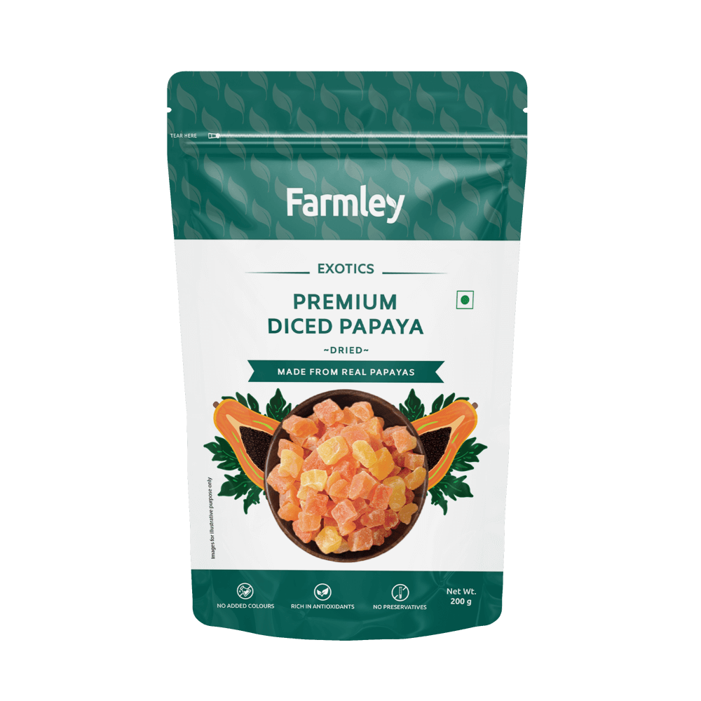 Farmley - Dried Papaya Bites, 200 gm